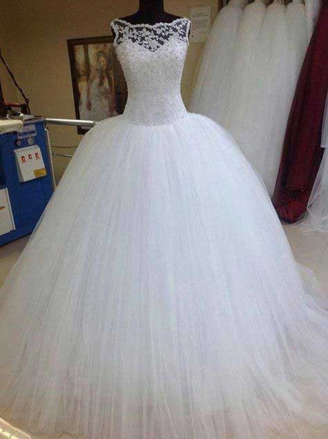 لباس عروس پفی عروسکی